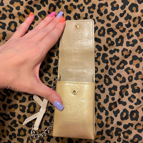 Louis Vuitton Monogram Vernis Cigarette Case light yellow patent leather - Picture 8 of 8